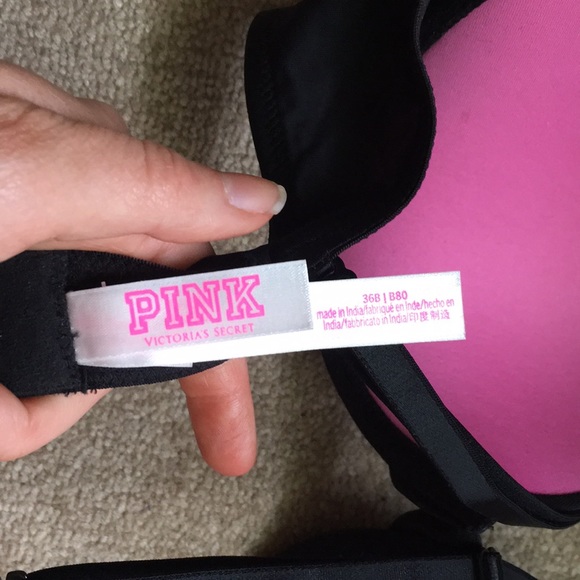 NWOT PINK Push Up Bra 36B - Picture 3 of 3